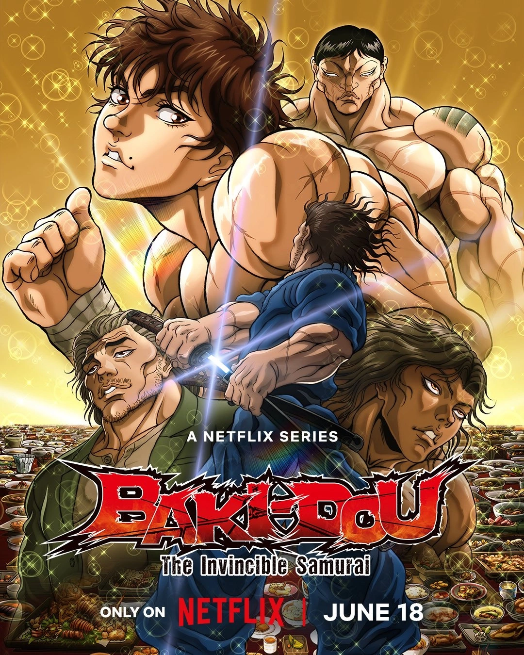 Pôster da Parte 2 de Baki-Dou: O Samurai Invencível
