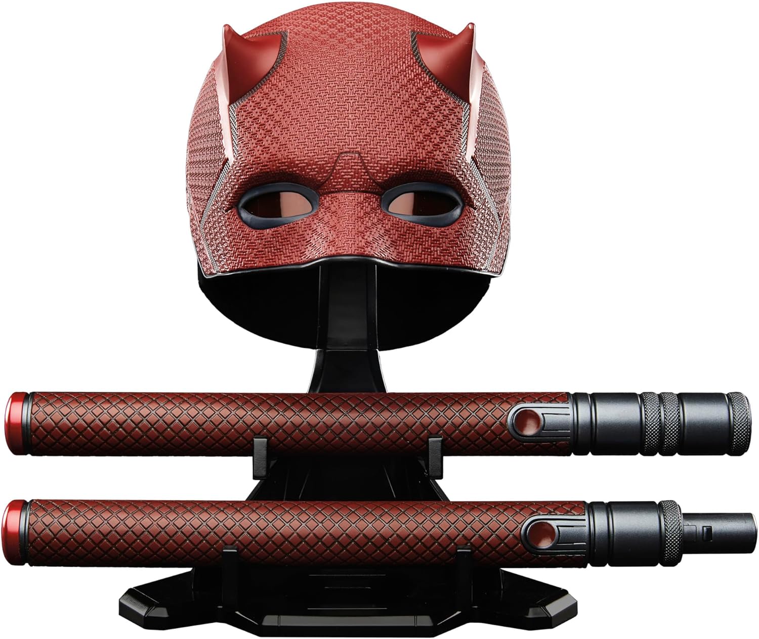 Máscara de Roleplay Premium Daredevil: Born Again da Marvel Legends Series e Bastão Billy