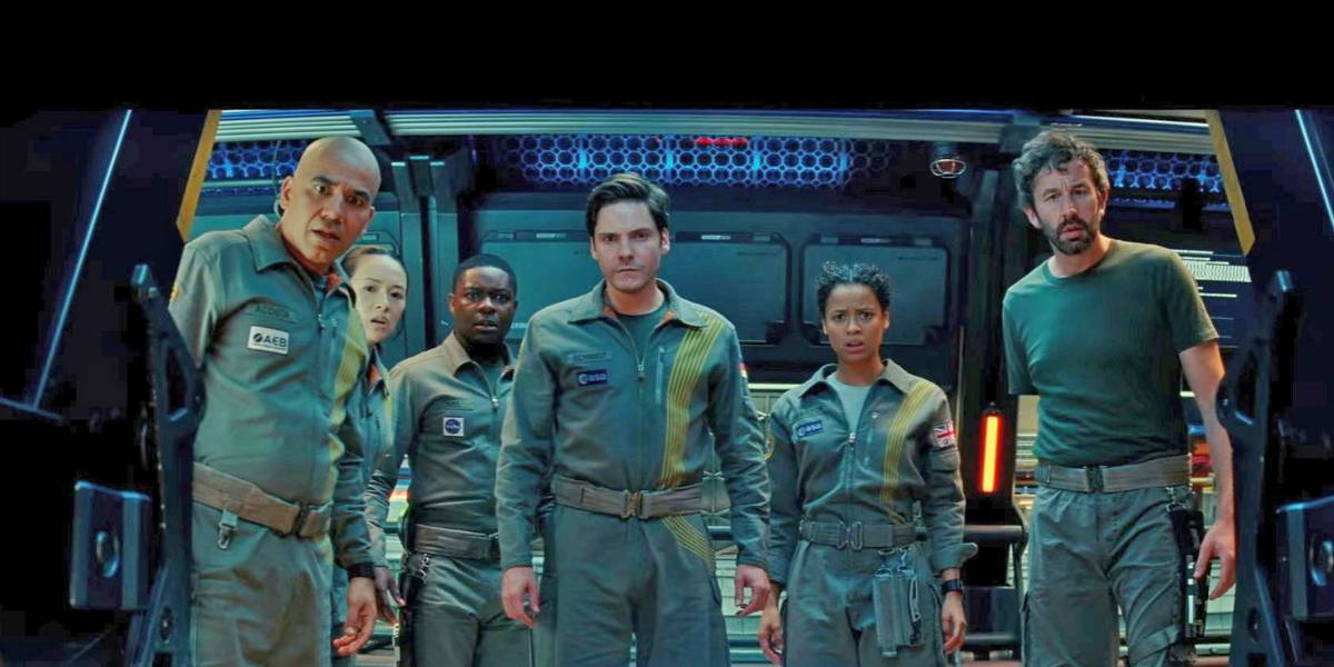 Tripulação da Estação Espacial Cloverfield em The Cloverfield Paradox