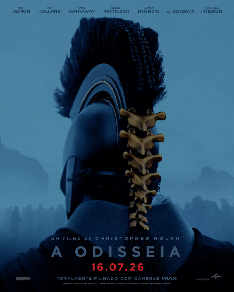 Até onde Nolan vai em A Odisseia? Estreia nos cinemas — pôster oficial
