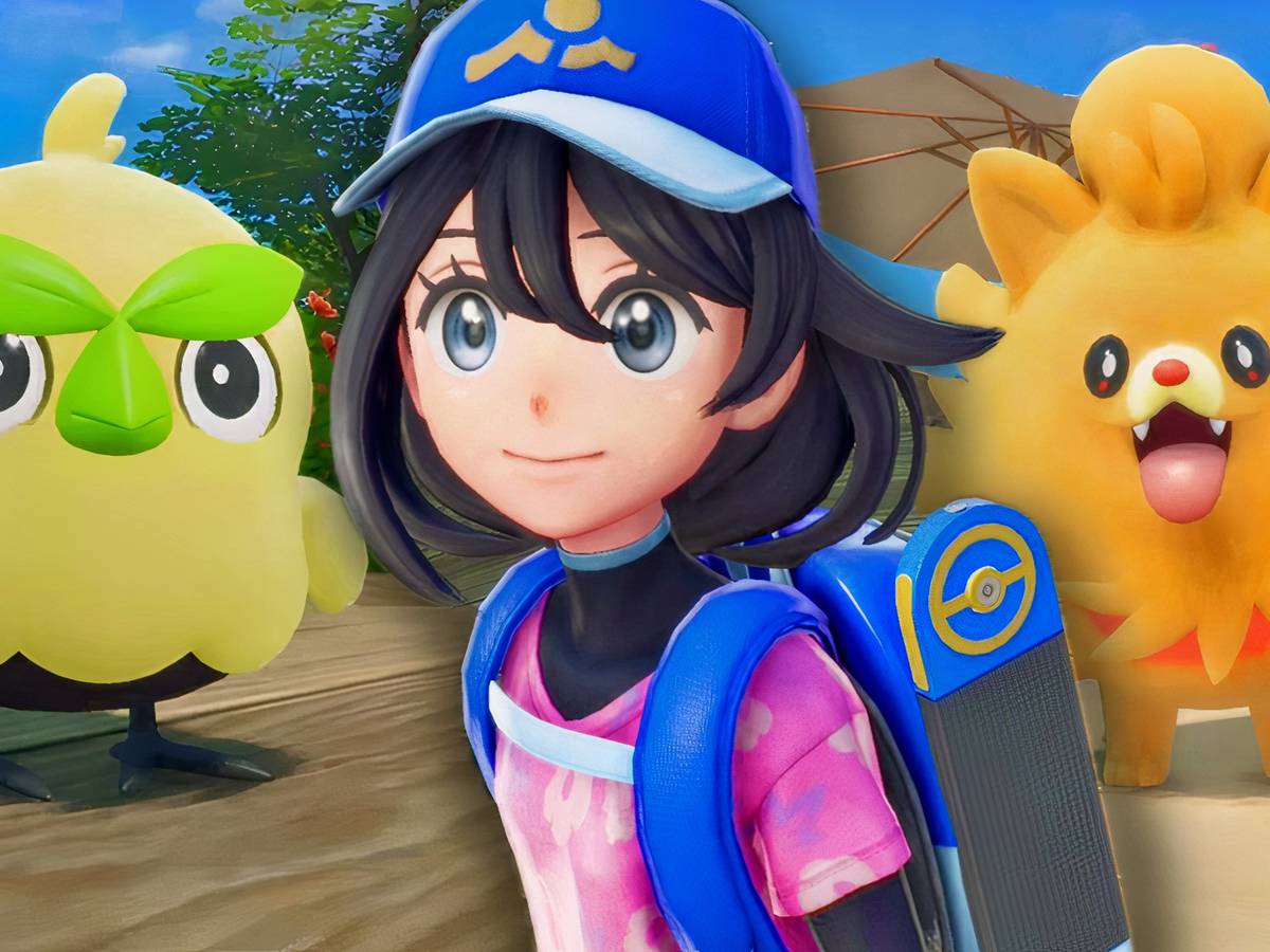 Cena da abertura de Pokémon Winds and Waves mostrando ilhas tropicais, mar aberto e área subaquática