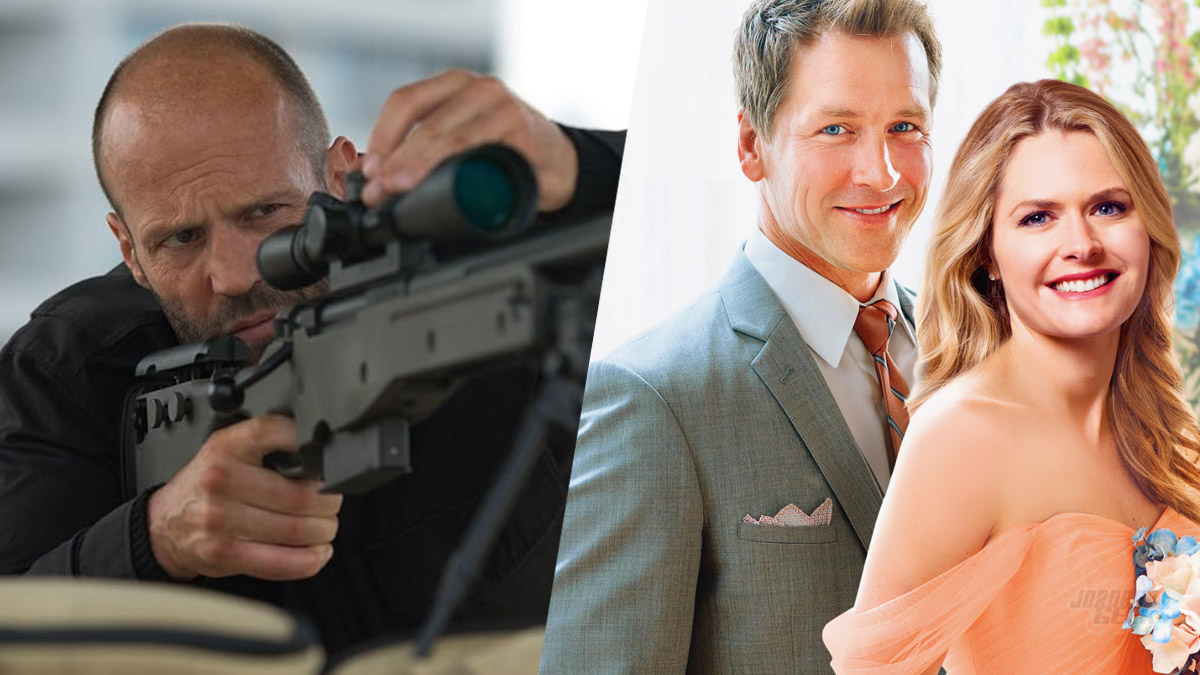 Montagem com pôsteres de filmes em destaque no Top 10 da semana