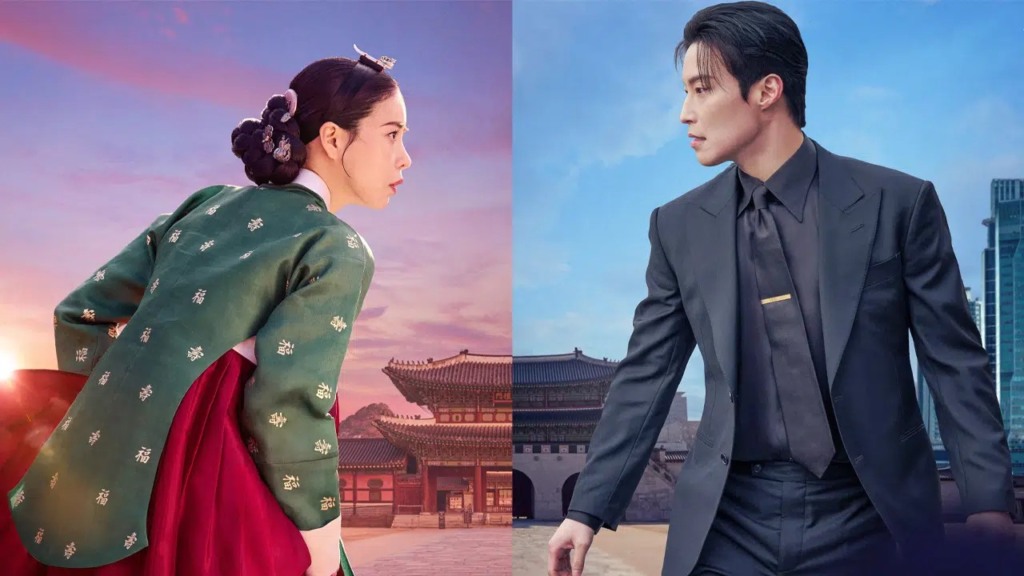 Cena de personagem feminina em k-drama de produção moderna