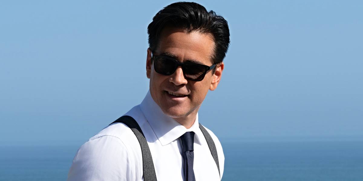 Pôster oficial de Sugar com Colin Farrell em destaque e clima de suspense policial