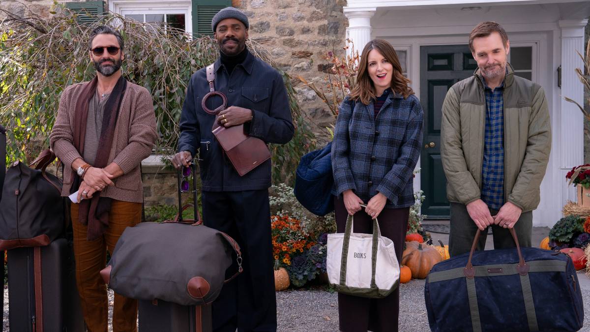Tina Fey e Will Forte em conversa íntima durante viagem da 2ª temporada de The Four Seasons