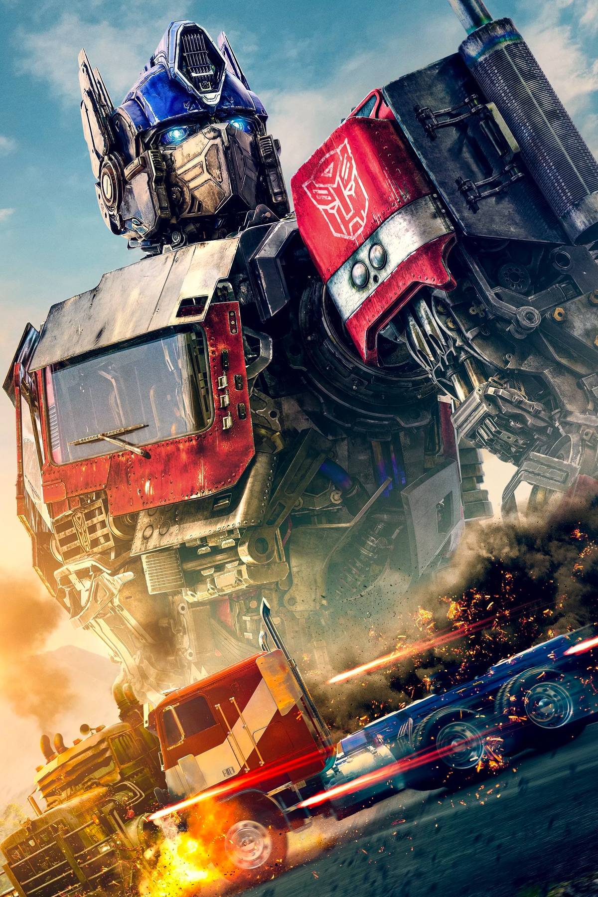 Pôster dos Transformers sem texto