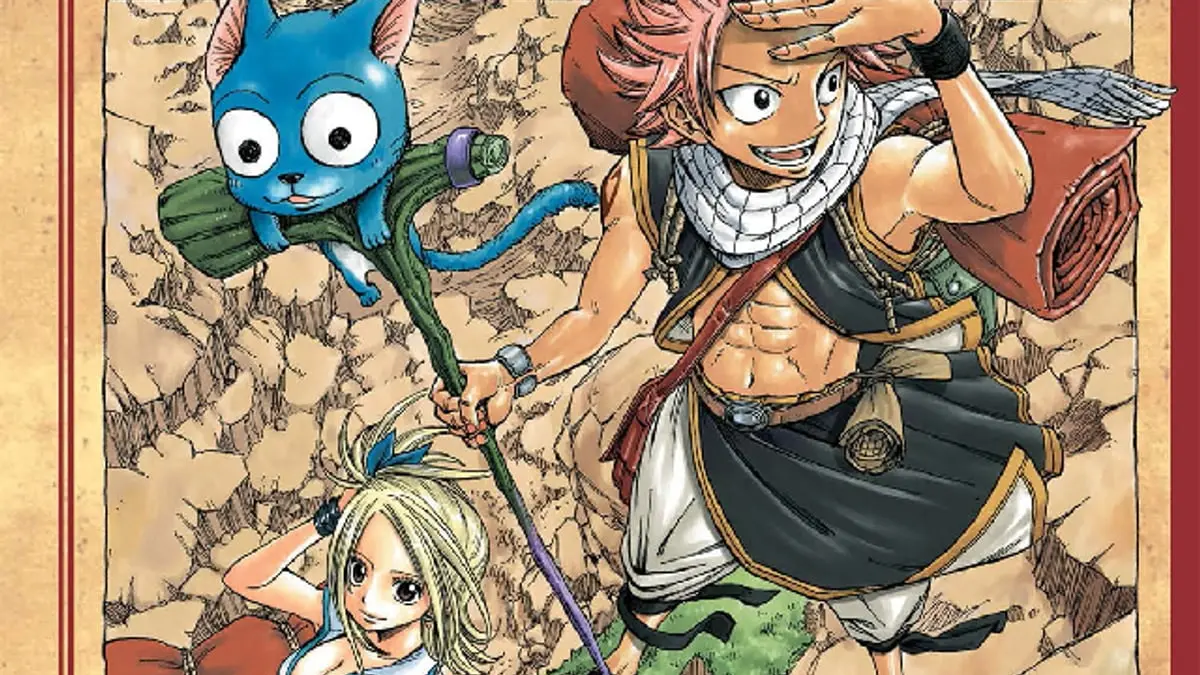 Visual comparison between the classic Fairy Tail manga, 100 Years Quest, and the new Re:Fantasia brand.