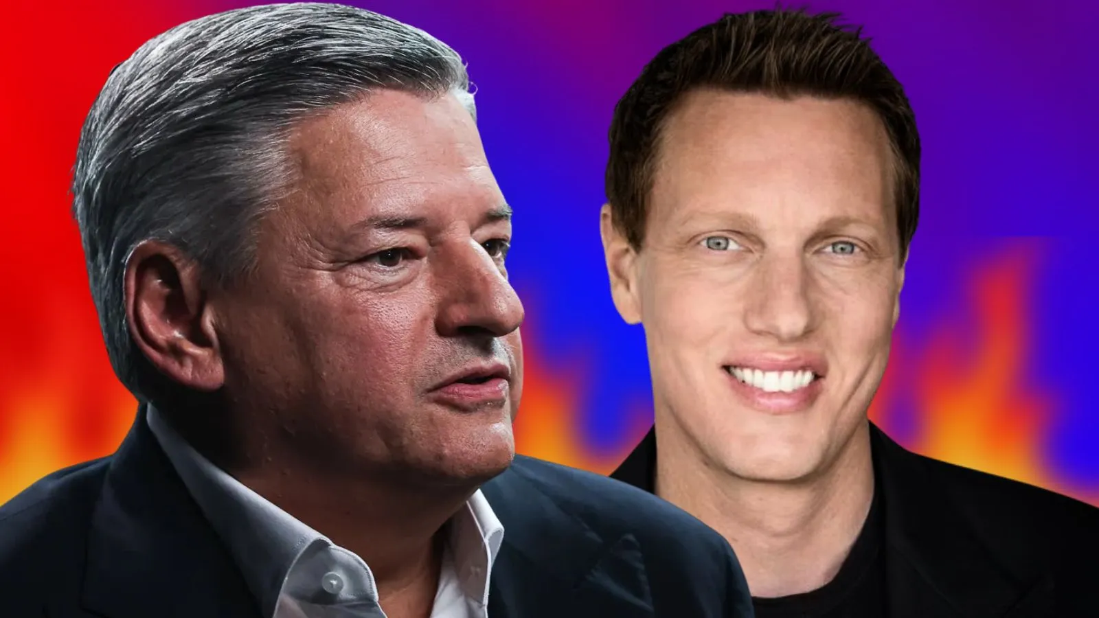 Montagem com logos de HBO, DC, Harry Potter e Warner Bros. Discovery em painel corporativo