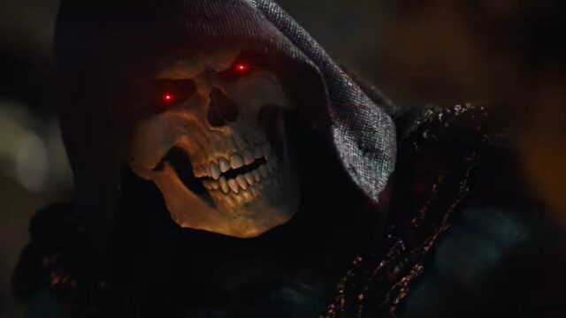 Esqueleto enfim ri em Mestres do Universo no novo clipe