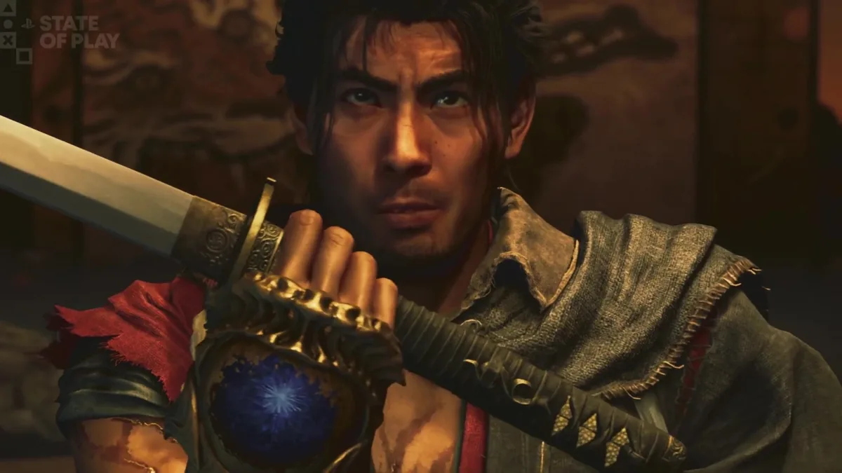 Comparativo visual de Onimusha com combate de espada e atmosfera sobrenatural em cenário japonês escuro