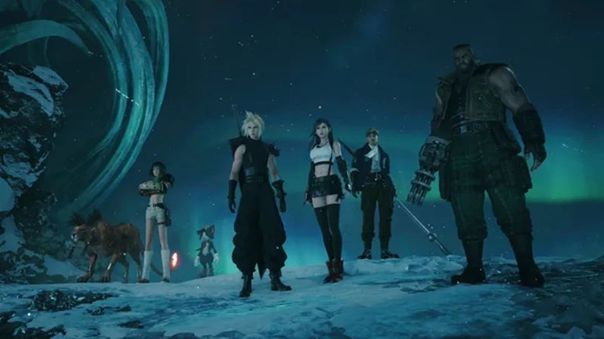 Gameplay de Final Fantasy VII Revelation mostrando a Highwind sobrevoando o mapa, captura oficial da Summer Game Fest 2026