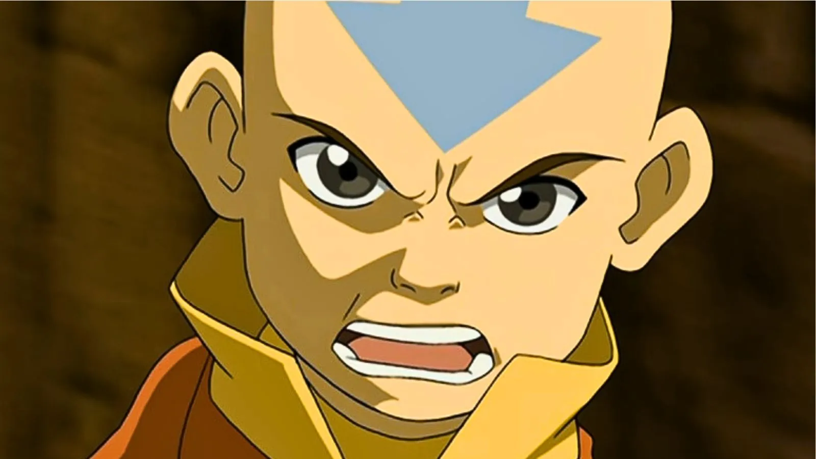 Ilustração do novo longa animado de Avatar com Aang adulto, Katara, Sokka, Toph e Zuko reunidos
