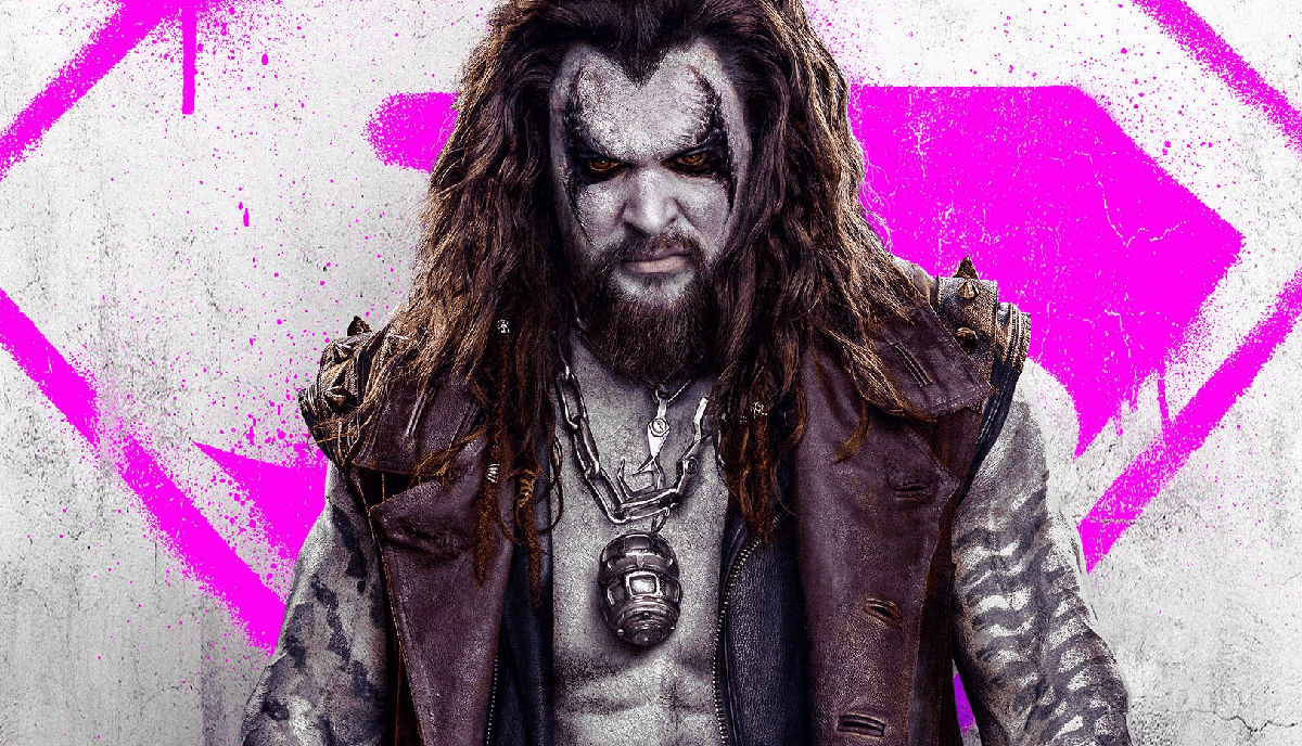 Jason Momoa e Lobo — foto de divulgação