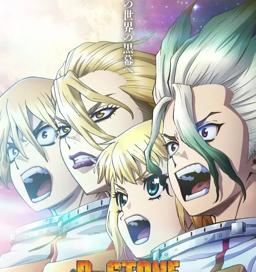 Novo pôster de Dr. Stone muda a reta final