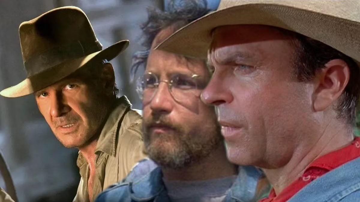 Jurassic Park quase teve Harrison Ford como Alan Grant