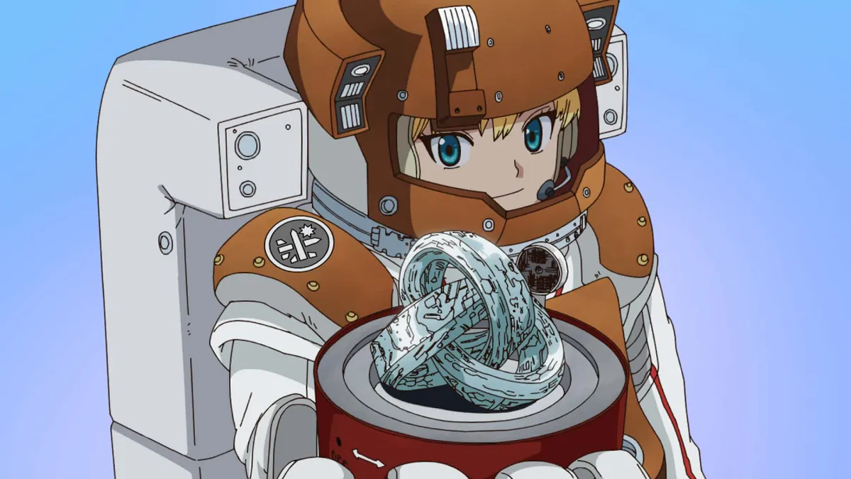Divulgação da ilha temática da Crunchyroll no Fortnite com visual inspirado em Dr. Stone
