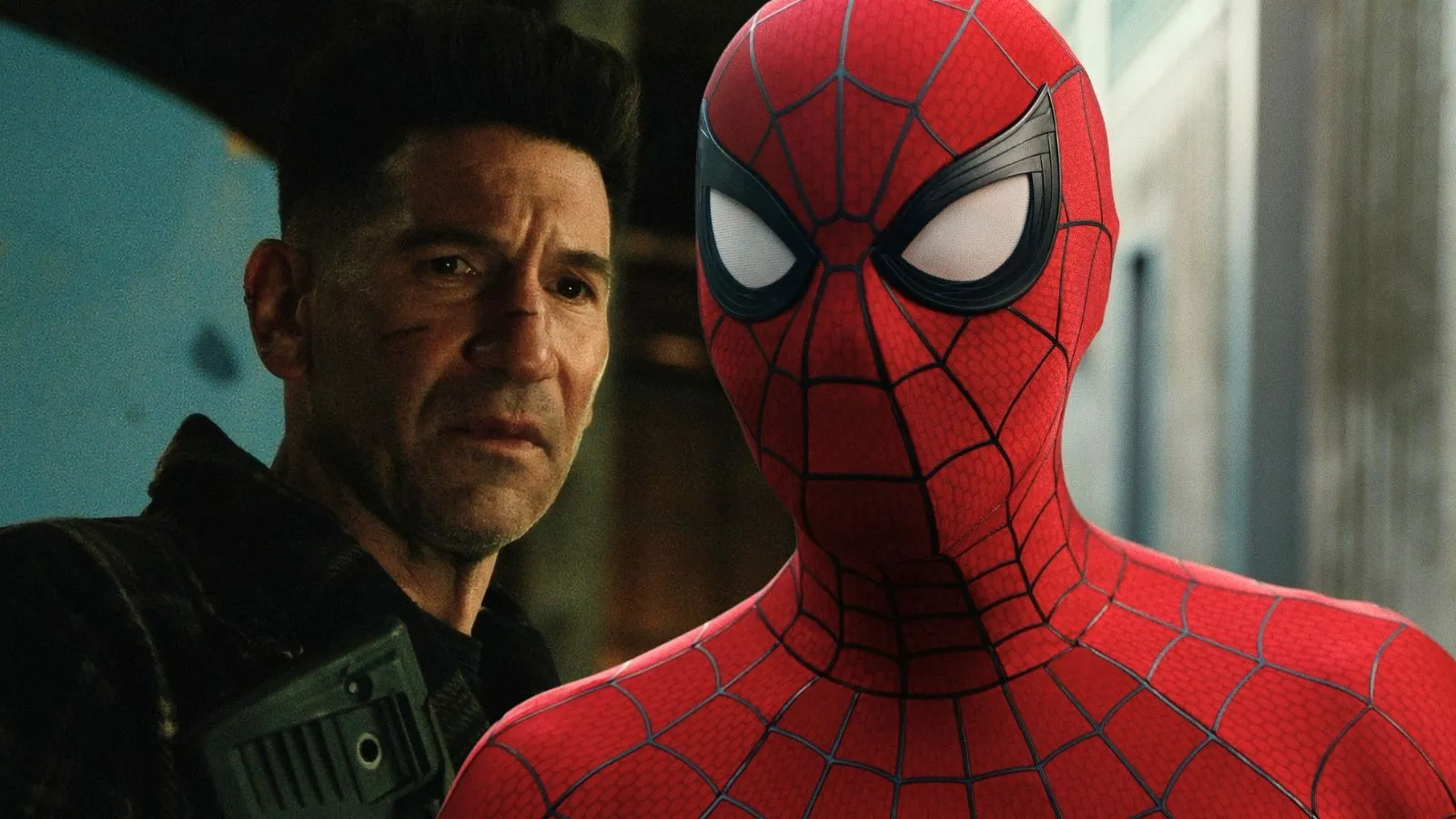 Tom Holland nos bastidores usando parte do novo uniforme, com foco na máscara e nas teias