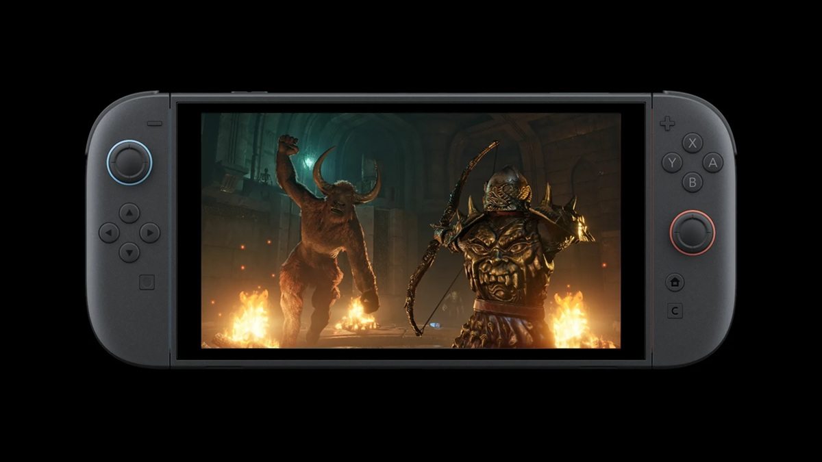 Arte oficial de Oblivion Remastered com portal de The Shivering Isles e armadura do herói em destaque