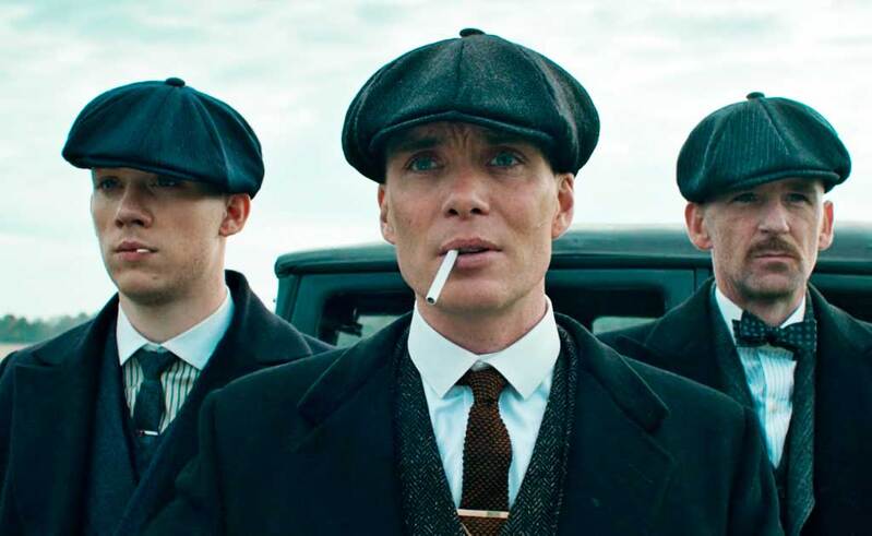 Steven Knight em evento ou entrevista falando sobre a criação de Peaky Blinders: Sangue, Apostas e Navalhas