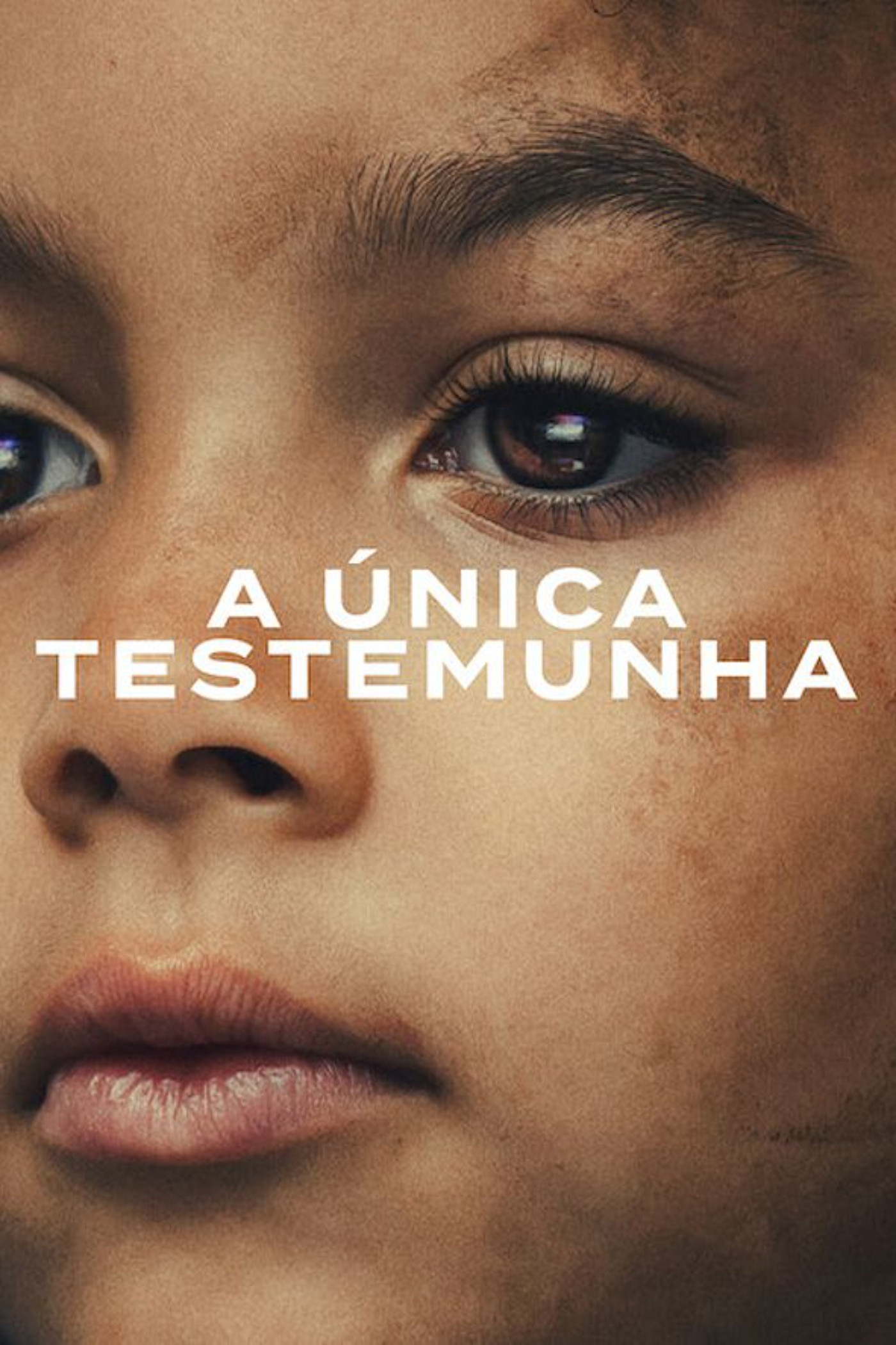 Pôster alternativo de A Testemunha destacando a temática de investigação criminal da série
