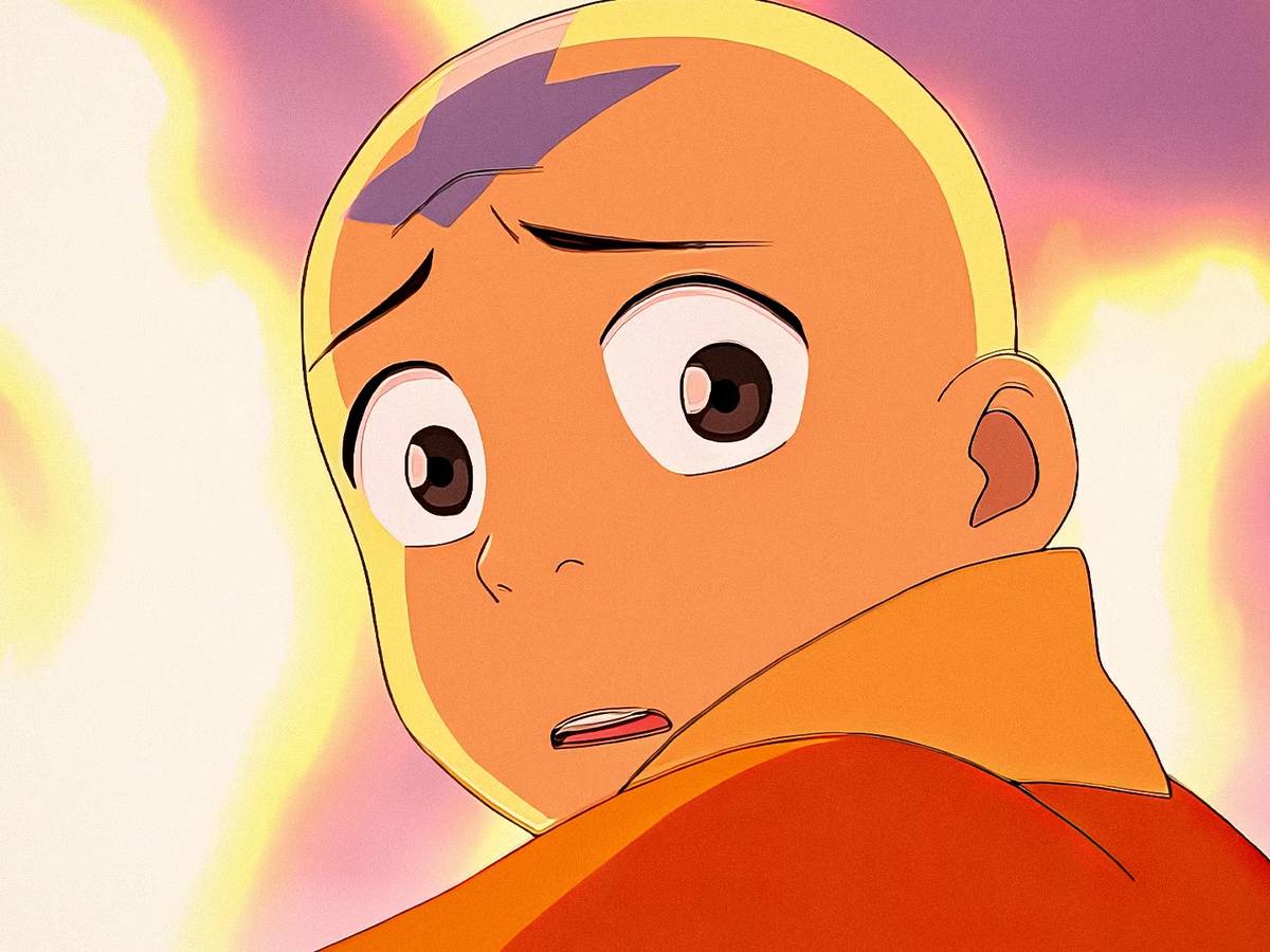 Aang e Toph juntos em cena da segunda temporada de Avatar: O Último Mestre do Ar da Netflix