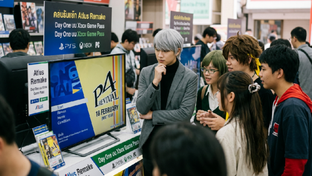 Persona 4 Revival entra grande no plano da Atlus