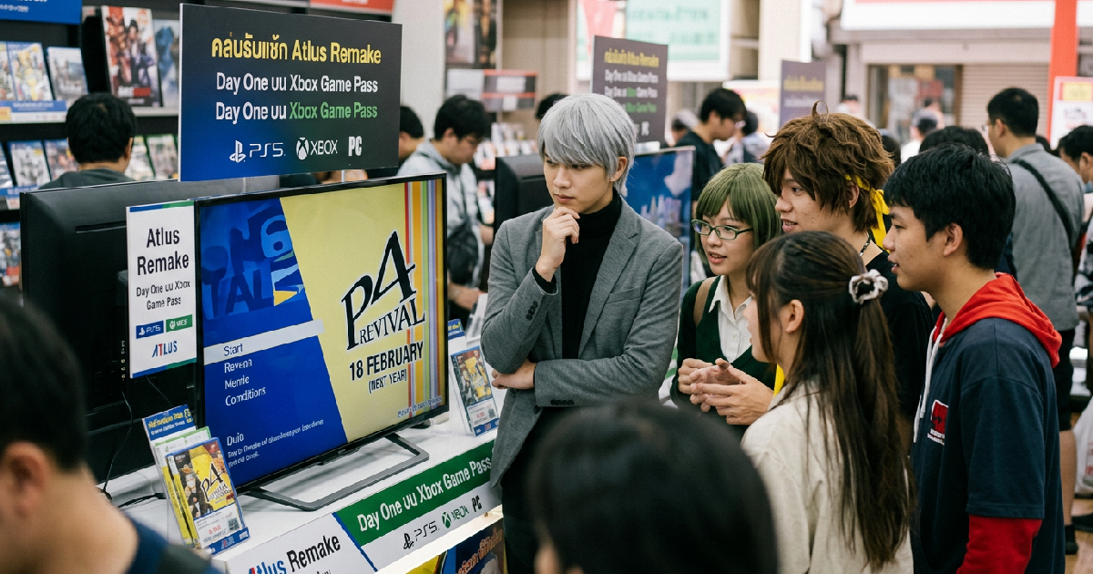 Persona 4 Revival entra grande no plano da Atlus