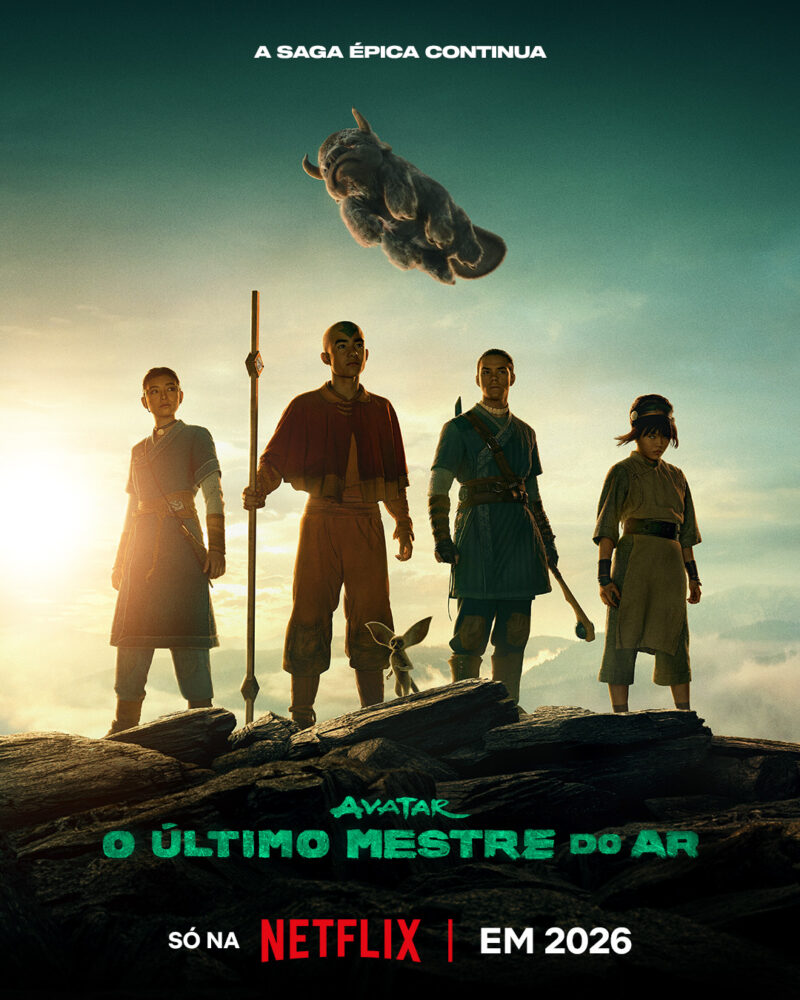Elenco principal da 2ª temporada de A Lenda de Aang: O Último Mestre do Ar em foto oficial da Netflix