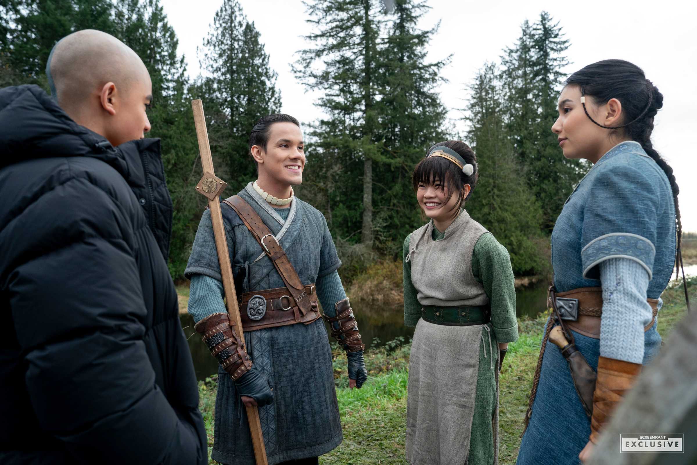 Avatar The Last Airbender temporada 2 - imagem exclusiva de Toph & Gaang