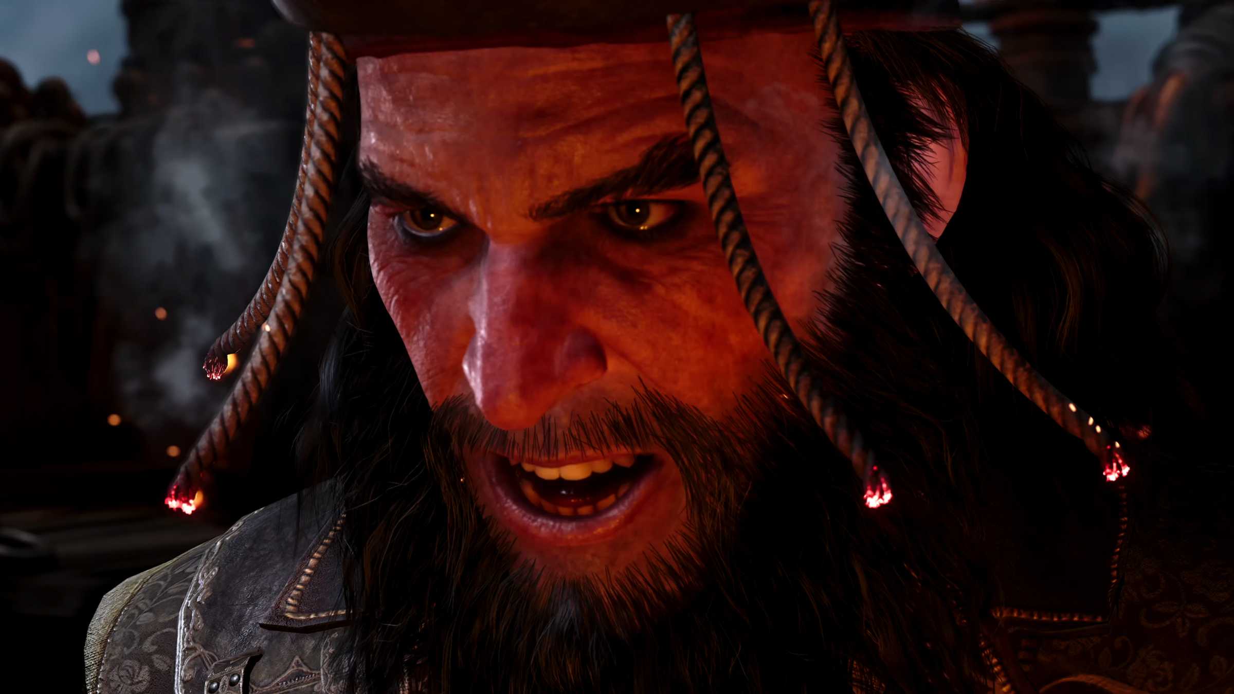 Blackbeard Black Flag Resynced Close-Up