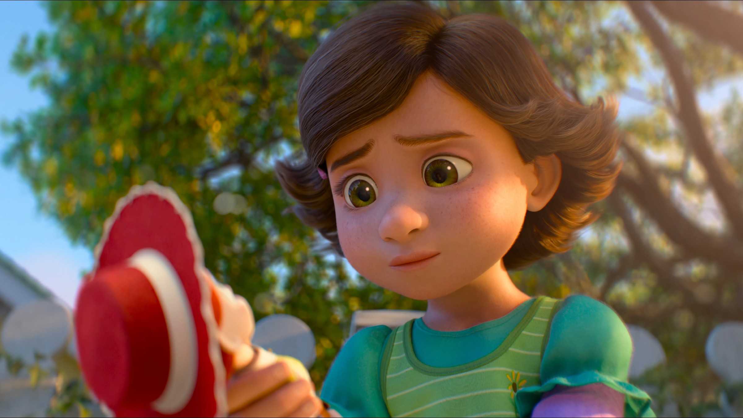Bonnie segurando Jessie em Toy Story 5