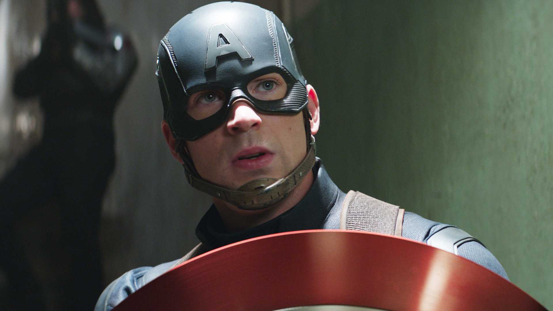 Chris Evans as Captain America in Civil War