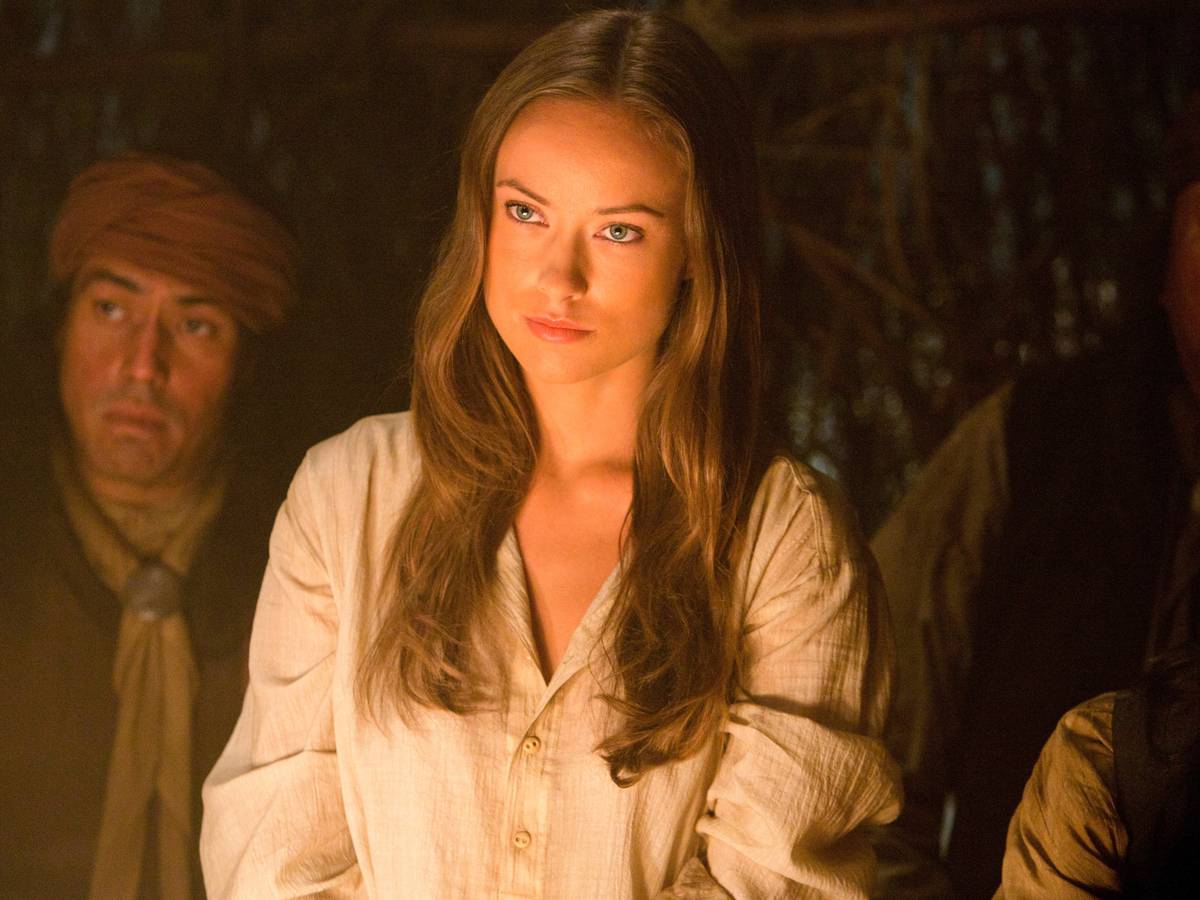 Pôster oficial de Cowboys & Aliens com Daniel Craig, Harrison Ford e Olivia Wilde