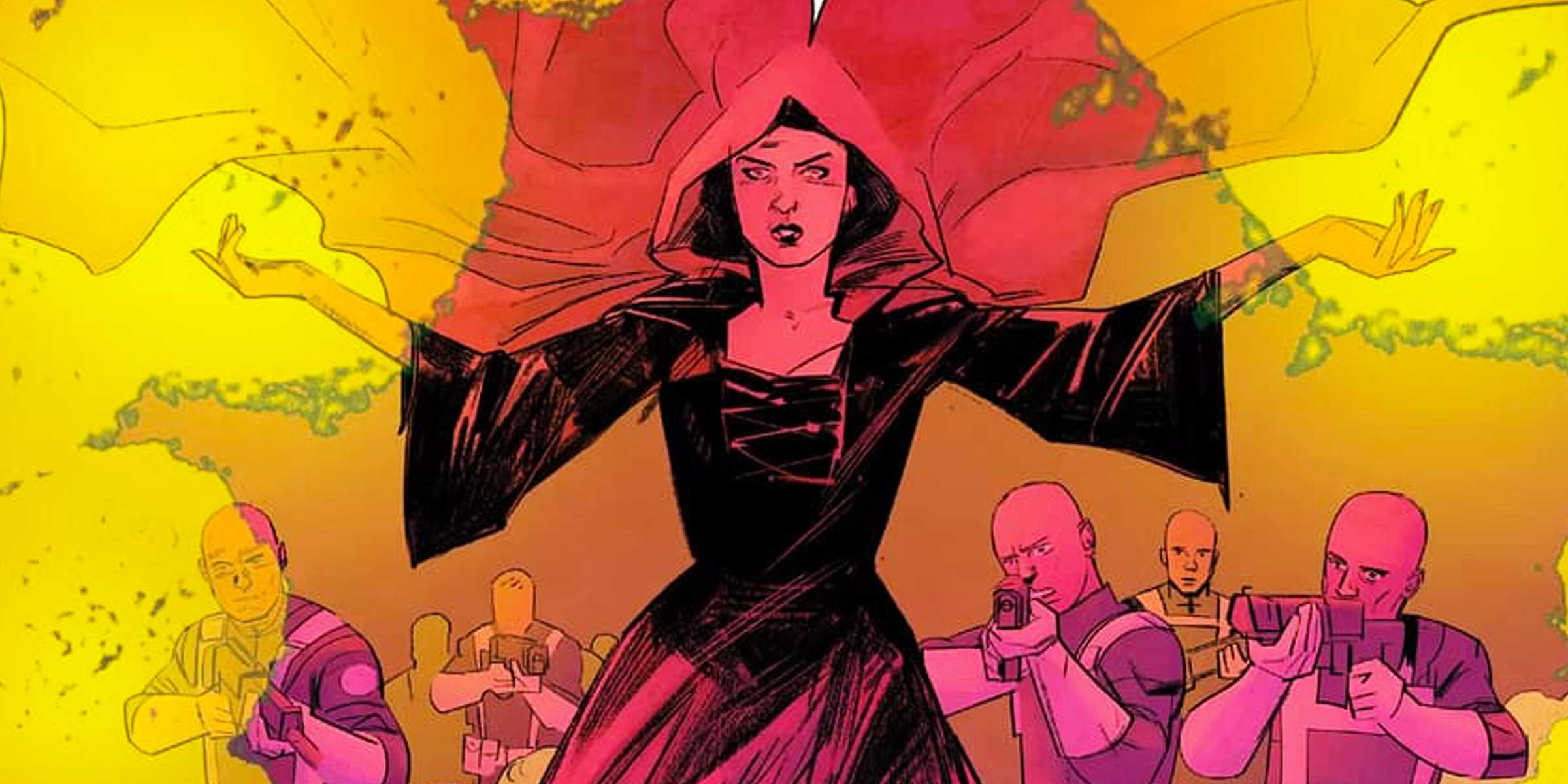 Cynthia Von Doom sendo alvo em Marvel Comics