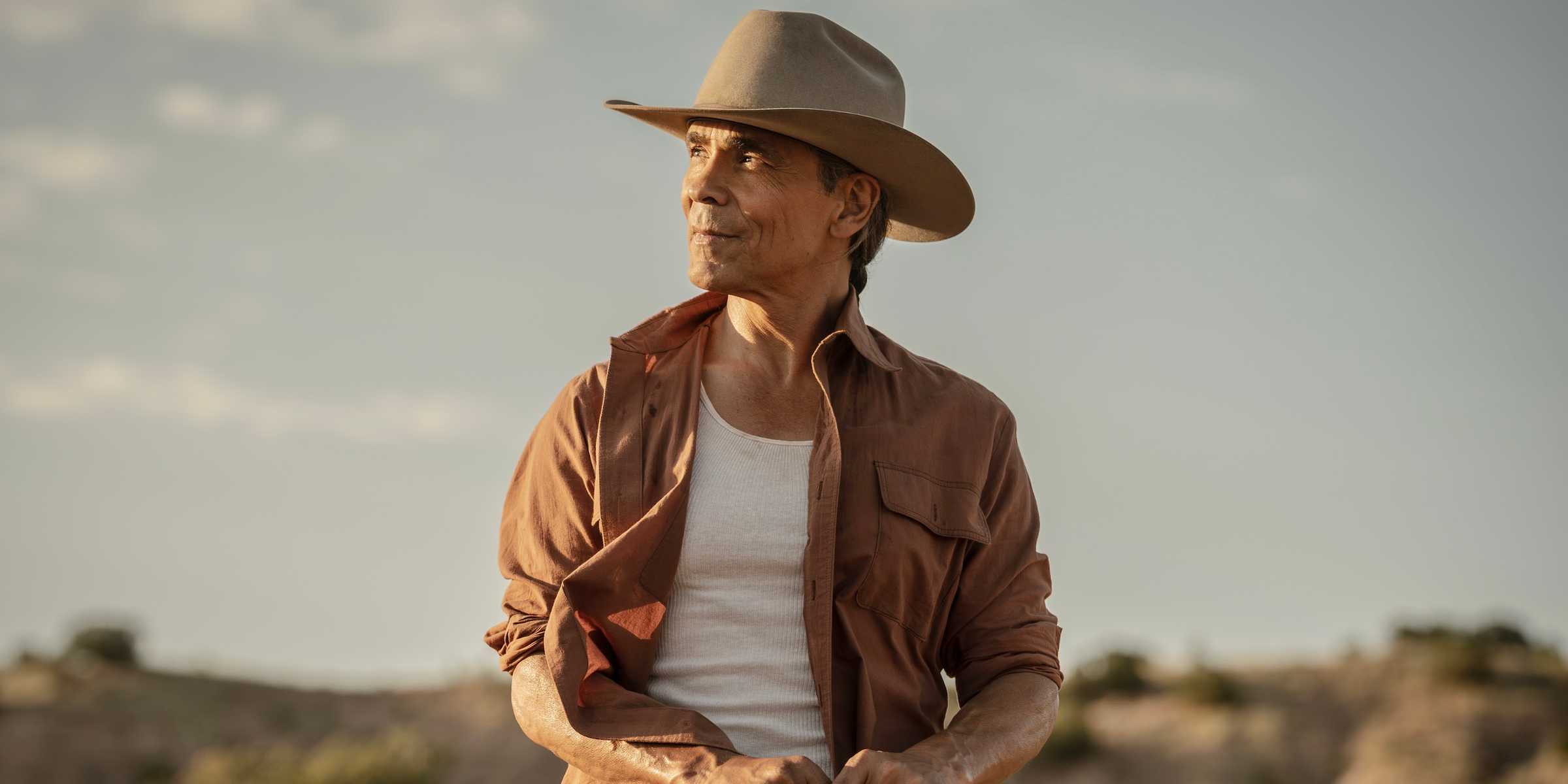 Zahn McClarnon as Joe Leaphorn on Dark Winds