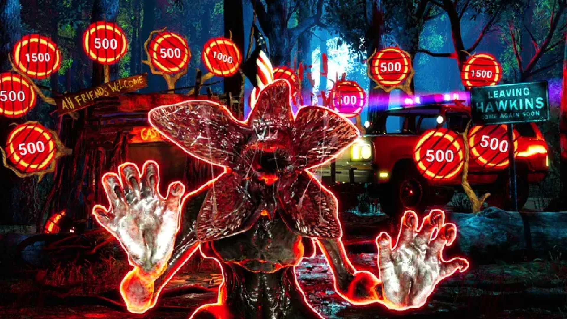 Demogorgon in Hawkins in Stranger Things Arcade