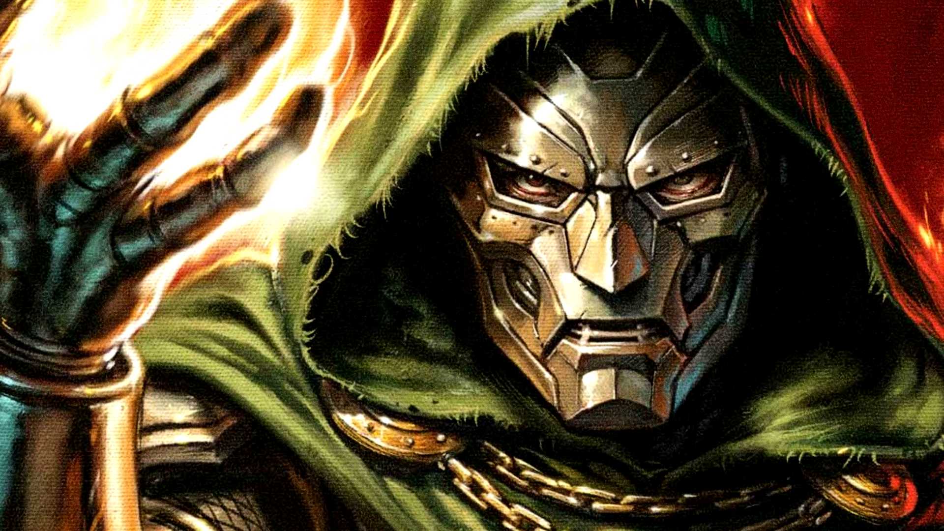 Doctor Doom casts a fireball in Challenges of Doom
