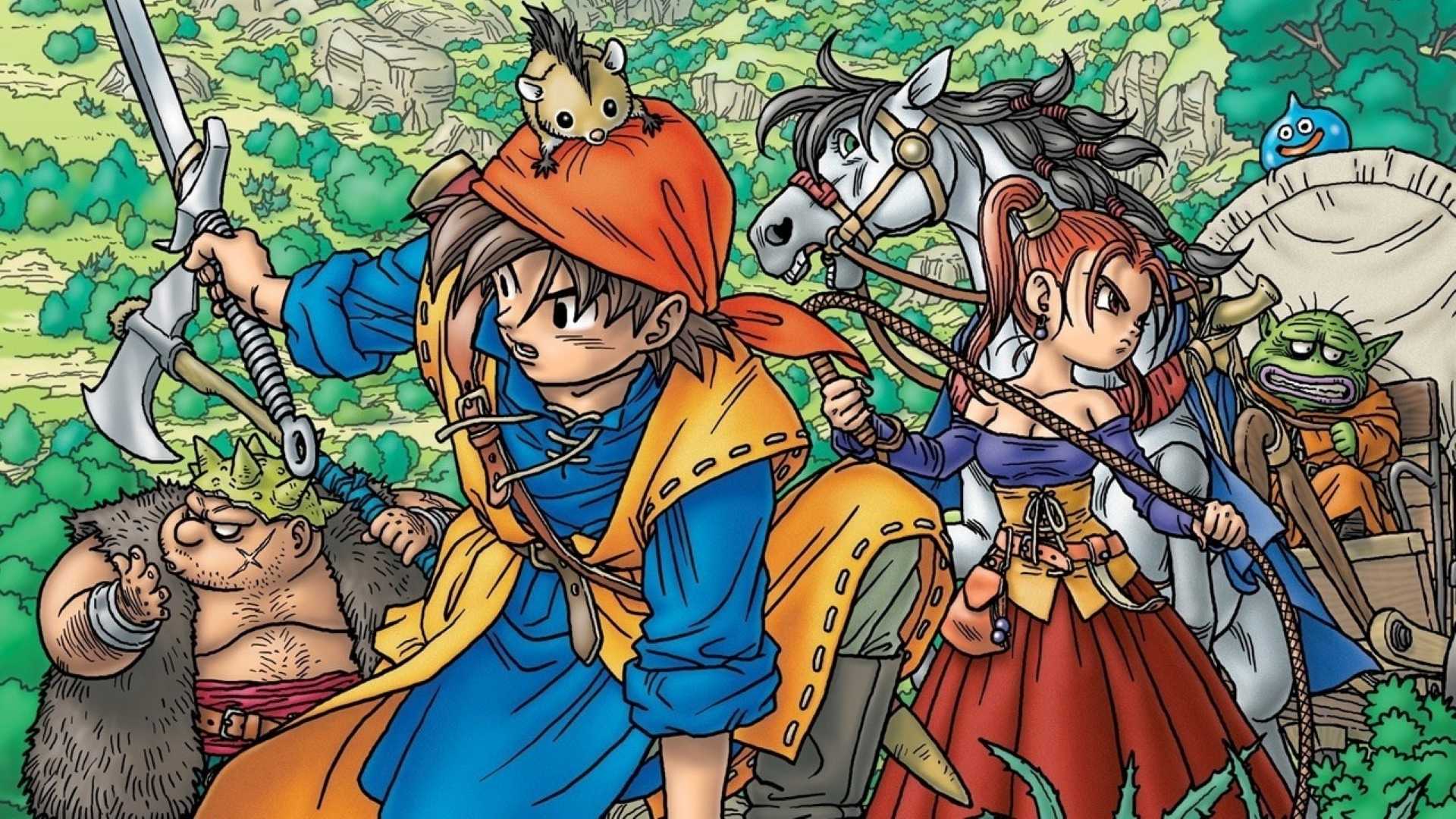 Arte principal de Dragon Quest VIII jornada do rei amaldiçoado