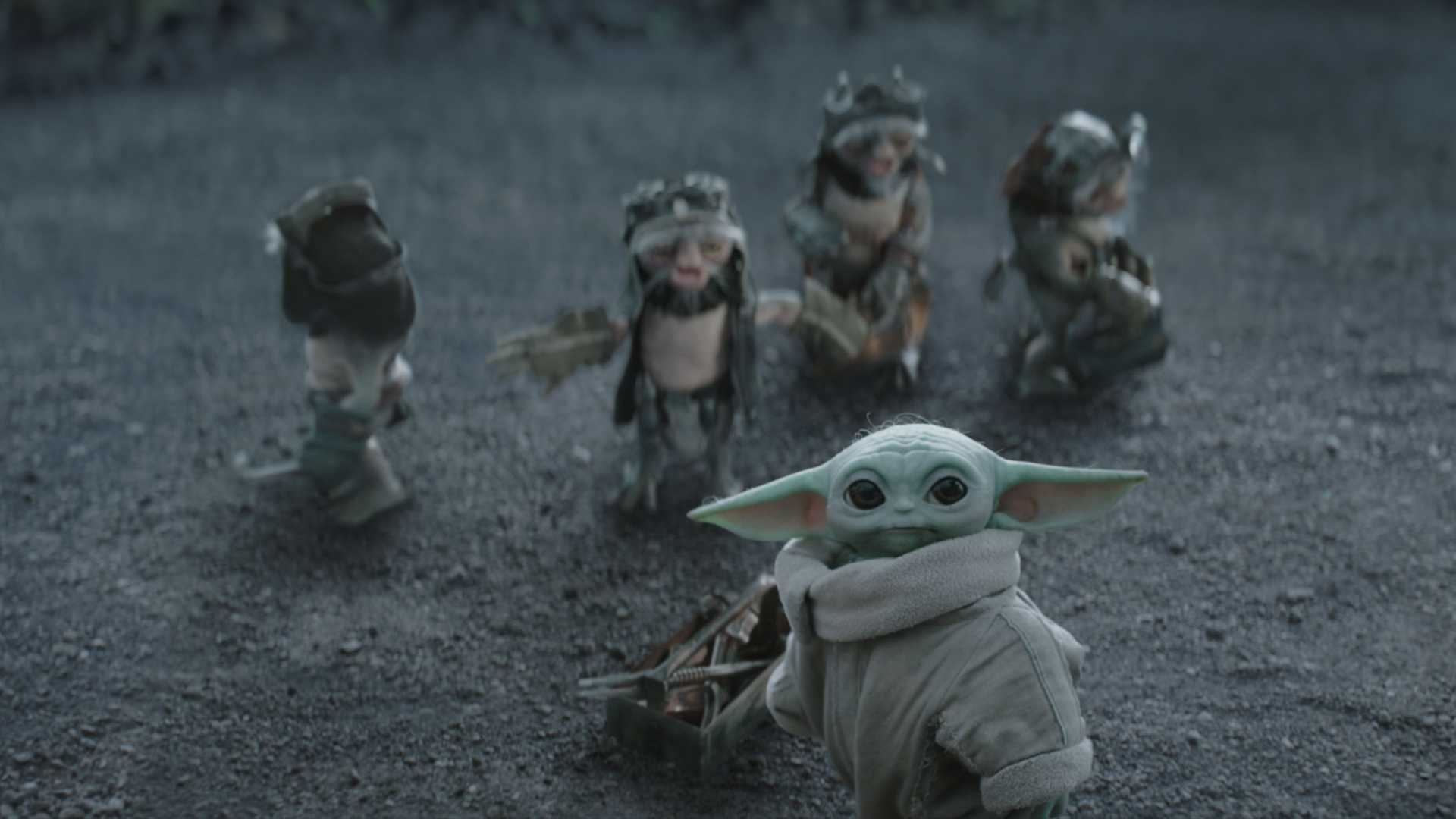 Grogu e os Anzellans em The Mandalorian and Grogu