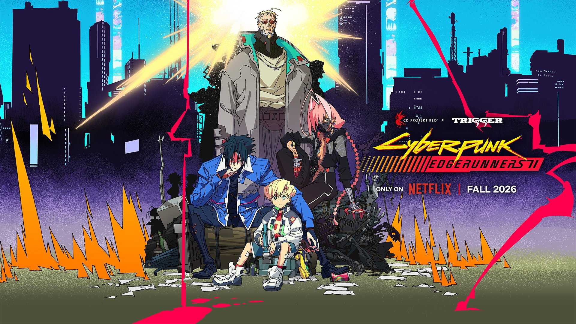Cyberpunk Edgerunners 2 Novo Pôster Visual Com Elenco Completo