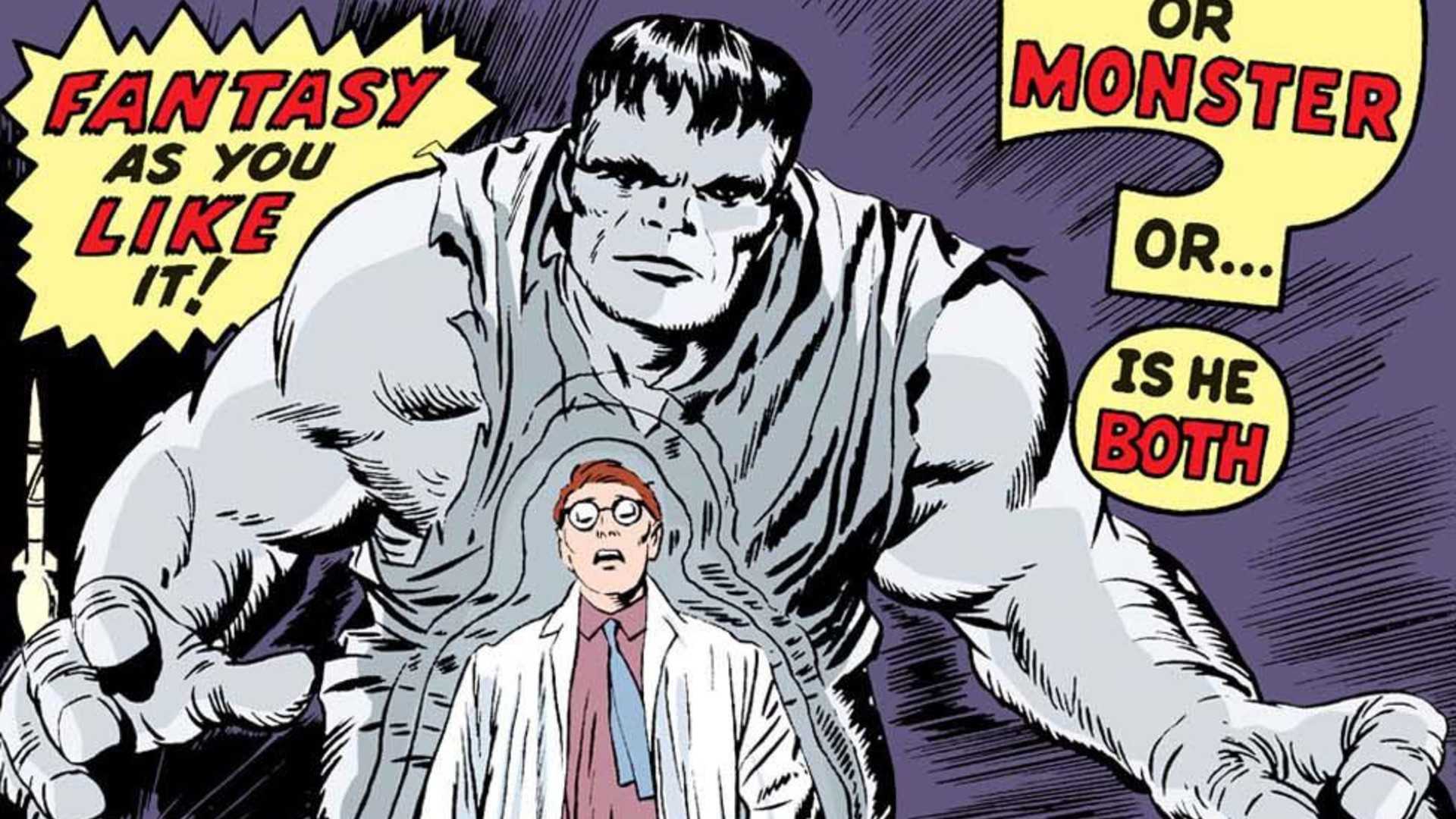 Hulk e Bruce Banner aparecem na capa de The Incredible Hulk #1