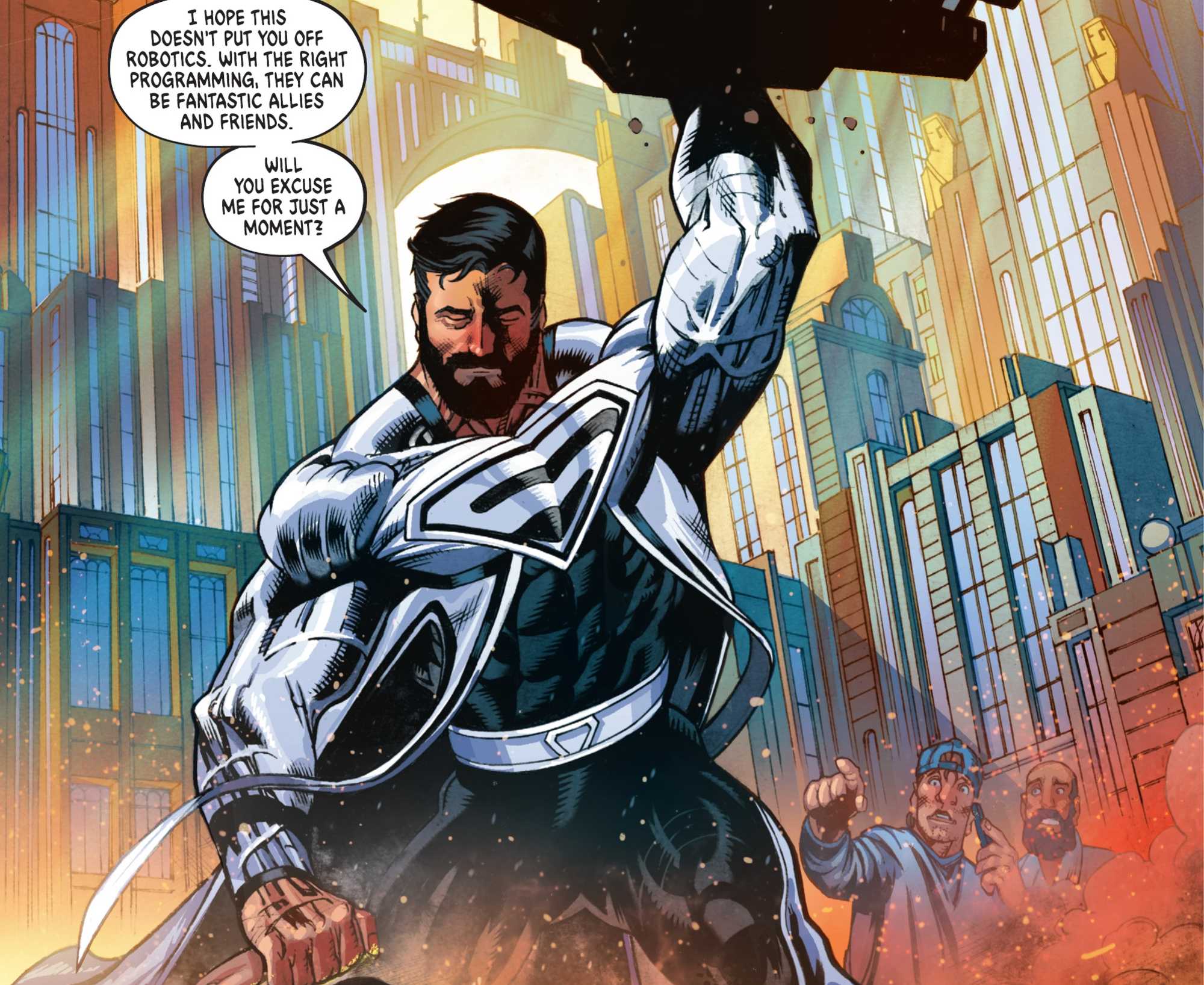 JOR-EL AS SUPERMAN, AKA CLARK KENT'S FATHER
