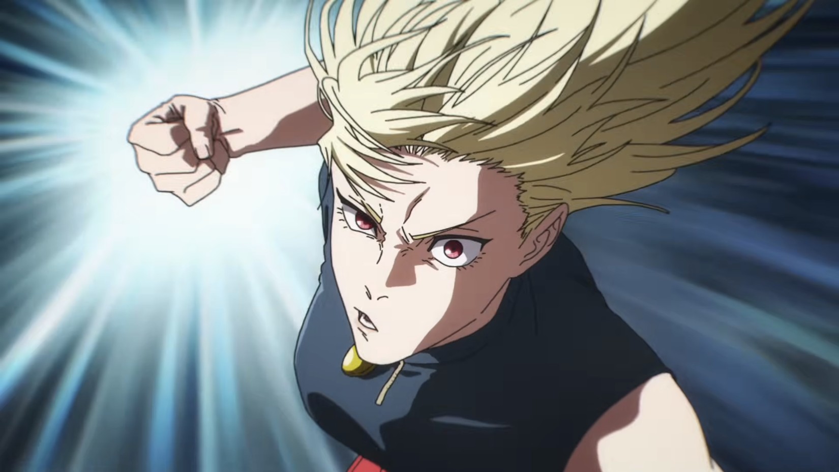 Tela do catálogo de Jujutsu Kaisen na Crunchyroll Brasil com destaque para dublagem em português
