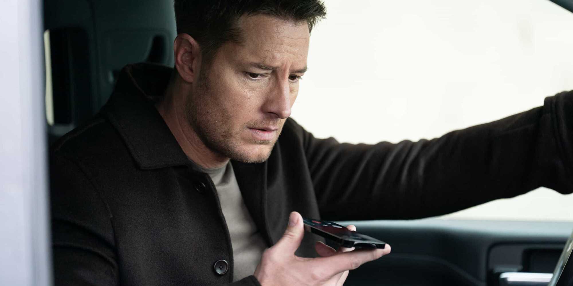 Justin Hartley como Colter Shaw em Tracker Temporada 3 Episódio 16 Struck