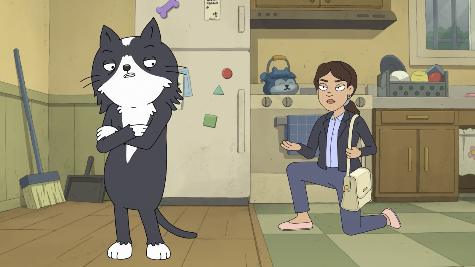 Tela do Prime Video em smart TV exibindo a página de Kevin no catálogo brasileiro