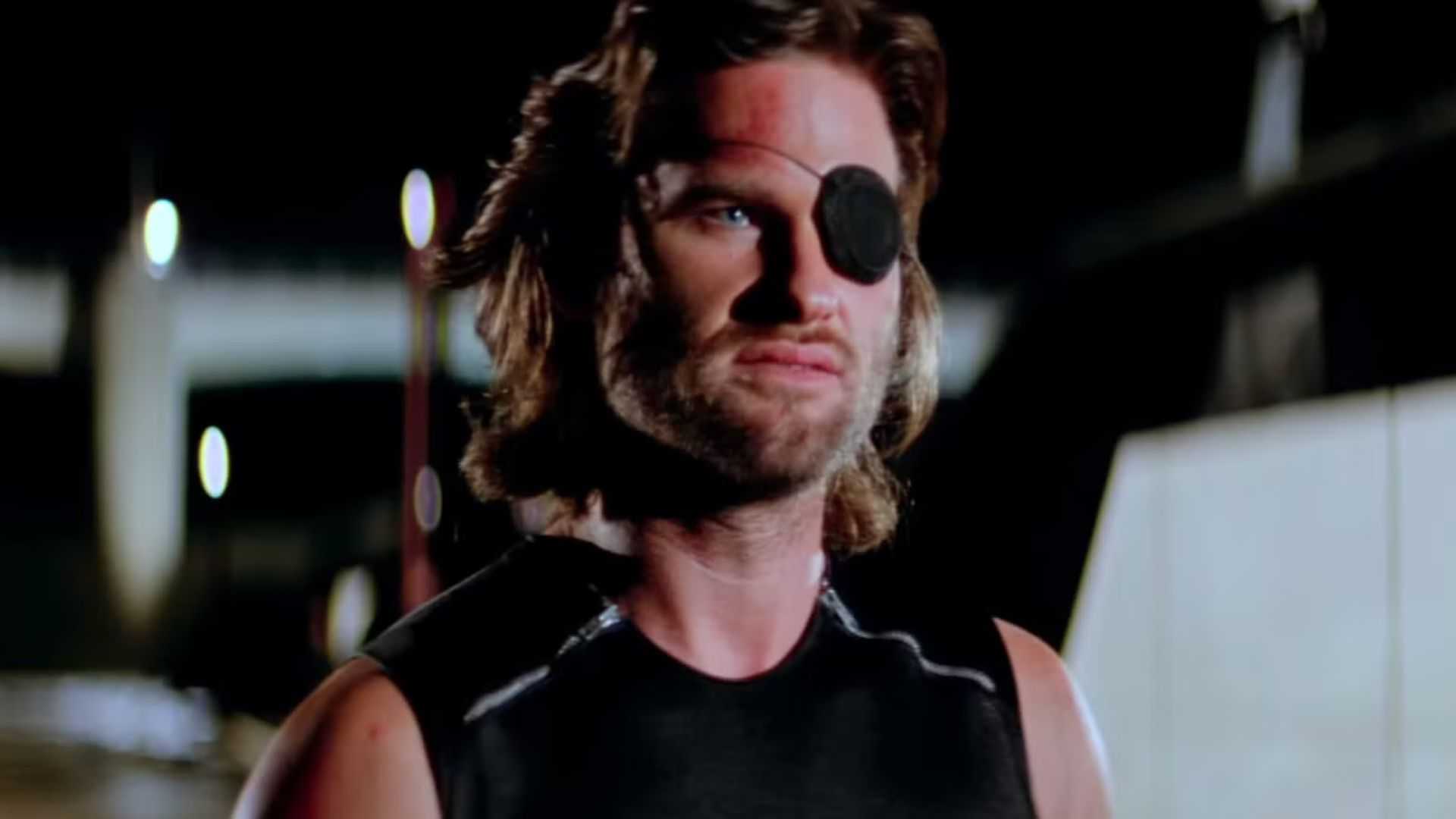 Kurt Russell como Snake Plissken em Escape from New York