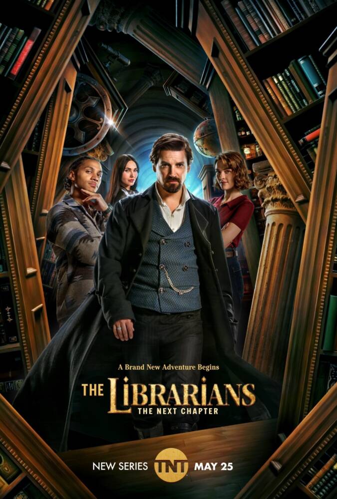 Elenco principal de The Librarians: The Next Chapter reunido em foto oficial da 2ª temporada