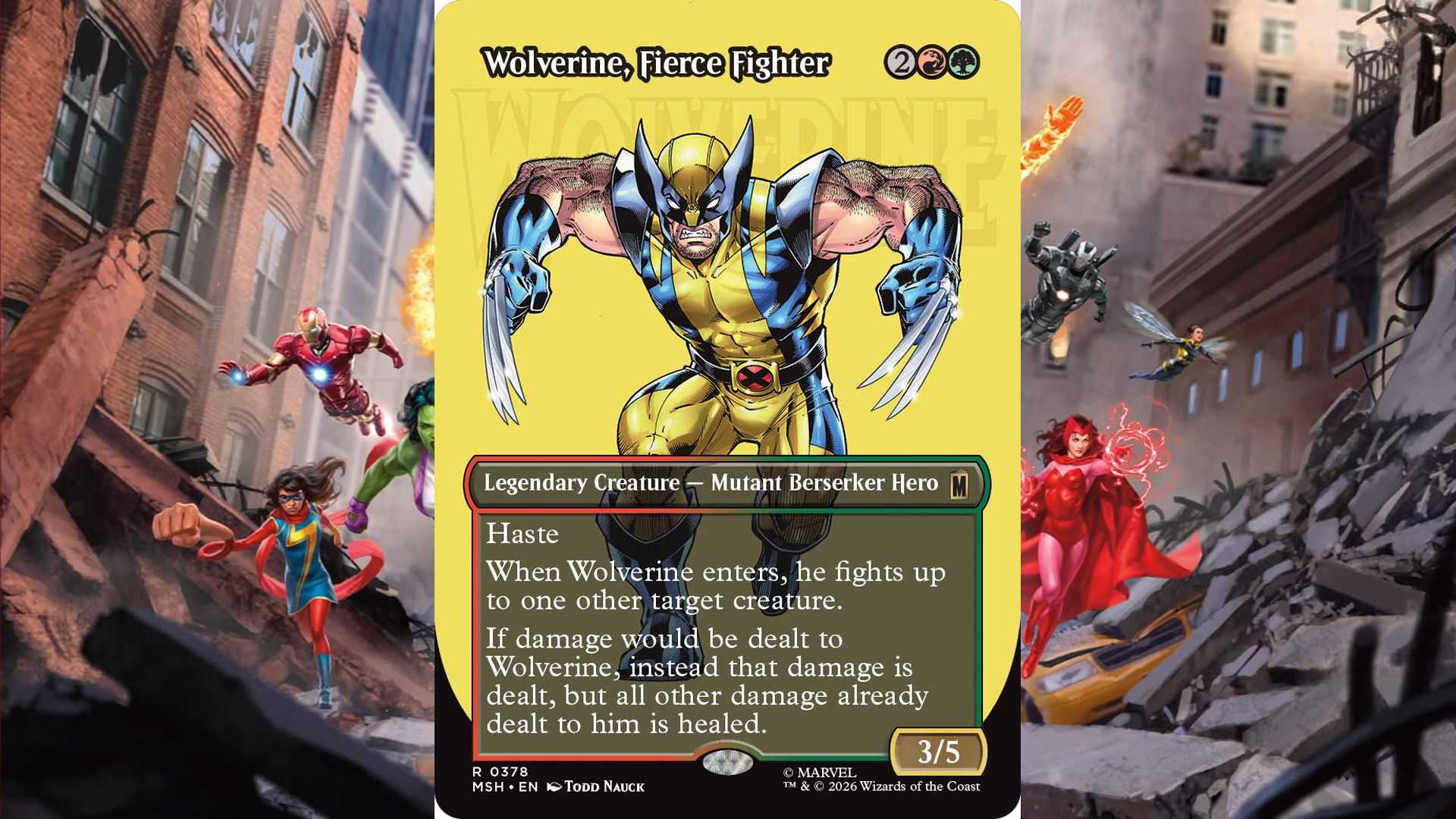 Carta Magic the Gathering Marvel Wolverine