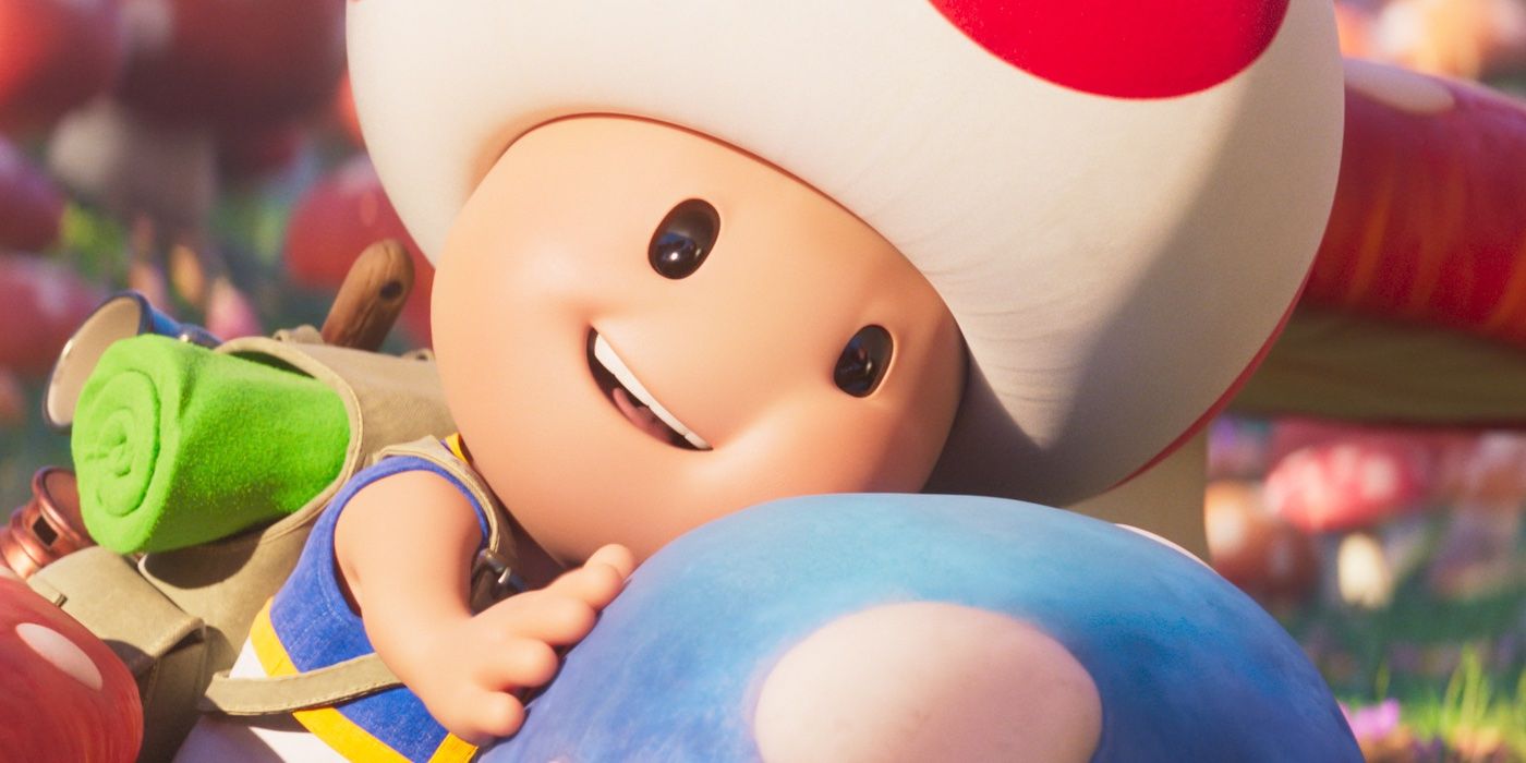 Still do filme Super Mario Bros. O Filme (2023) mostrando os personagens em momento importante da narrativa