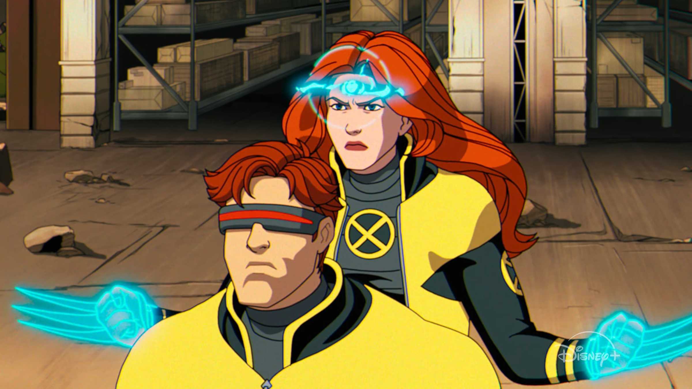 Jean Grey e Cyclops na segunda temporada de X-Men '97